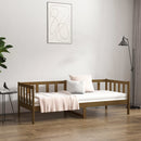 vidaXL mézbarna tömör fenyőfa kanapéágy 80 x 200 cm