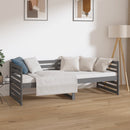 vidaXL szürke tömör fenyőfa kanapéágy 80 x 200 cm