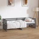 vidaXL szürke tömör fenyőfa kanapéágy 80 x 200 cm