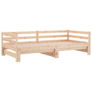 vidaXL kihúzható nappali ágy matrac nélkül 80x200 cm