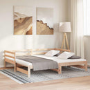 vidaXL kihúzható nappali ágy matrac nélkül 80x200 cm
