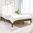 vidaXL mézbarna tömör fenyőfa ágykeret 180 x 200 cm (Super King)
