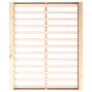 vidaXL tömör fa ágykeret 180 x 200 cm (Super King)