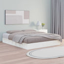 vidaXL fehér tömör fa ágykeret 150 x 200 cm (King Size)