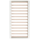 vidaXL fehér tömör fa ágykeret 135 x 190 cm (Double)