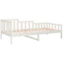 vidaXL fehér tömör fenyőfa kanapéágy matrac nélkül 90 x 200 cm