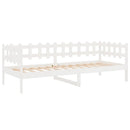 vidaXL fehér tömör fenyőfa kanapéágy matrac nélkül 90 x 200 cm
