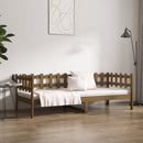 vidaXL mézbarna tömör fenyőfa kanapéágy 90 x 200 cm