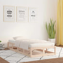 vidaXL tömör fa ágykeret 75 x 190 cm (Small Single)