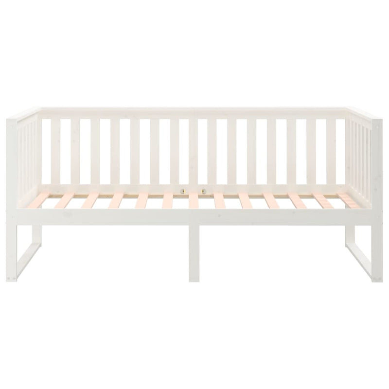 vidaXL fehér tömör fenyőfa kanapéágy matrac nélkül 90 x 190 cm