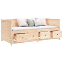vidaXL tömör fenyőfa kanapéágy matrac nélkül 90 x 190 cm