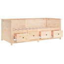 vidaXL tömör fenyőfa kanapéágy matrac nélkül 90 x 190 cm