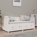 vidaXL fehér tömör fenyőfa kanapéágy matrac nélkül 90 x 190 cm