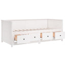 vidaXL fehér tömör fenyőfa kanapéágy matrac nélkül 90 x 190 cm