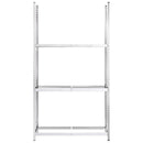 vidaXL 2 db ezüstszínű 3-rétegű acél gumiabroncstartó 110x40x200 cm