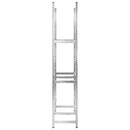 vidaXL 2 db ezüstszínű 3-rétegű acél gumiabroncstartó 110x40x200 cm