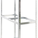 vidaXL 2 db ezüstszínű 3-rétegű acél gumiabroncstartó 110x40x200 cm