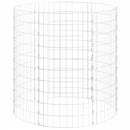 vidaXL horganyzott acél kerti komposztáló Ø100 x 100 cm