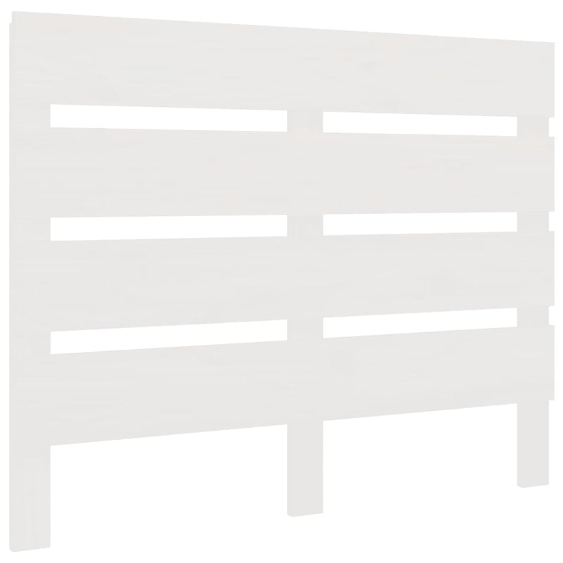 vidaXL fehér tömör fenyőfa fejtámla 90x3x80 cm