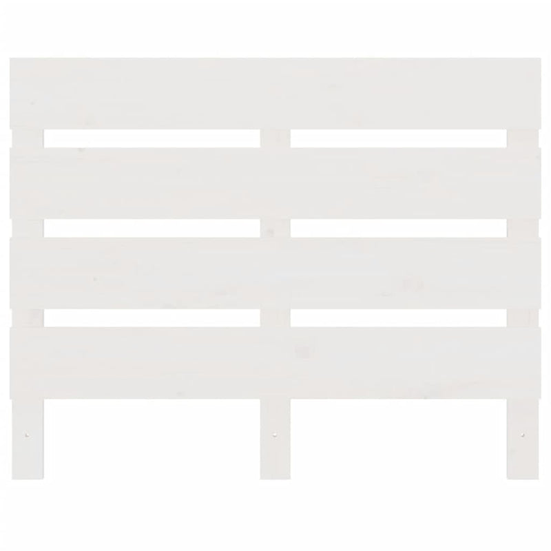 vidaXL fehér tömör fenyőfa fejtámla 90x3x80 cm