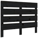 vidaXL fekete tömör fenyőfa fejtámla 100 x 3 x 80 cm