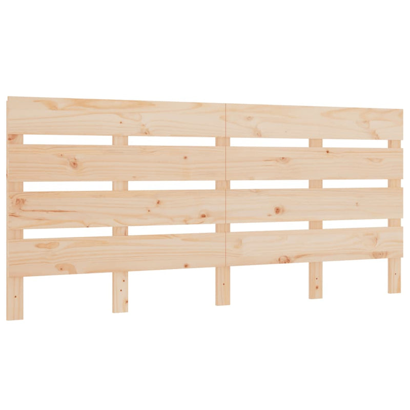 vidaXL tömör fenyőfa fejtámla 120x3x80 cm