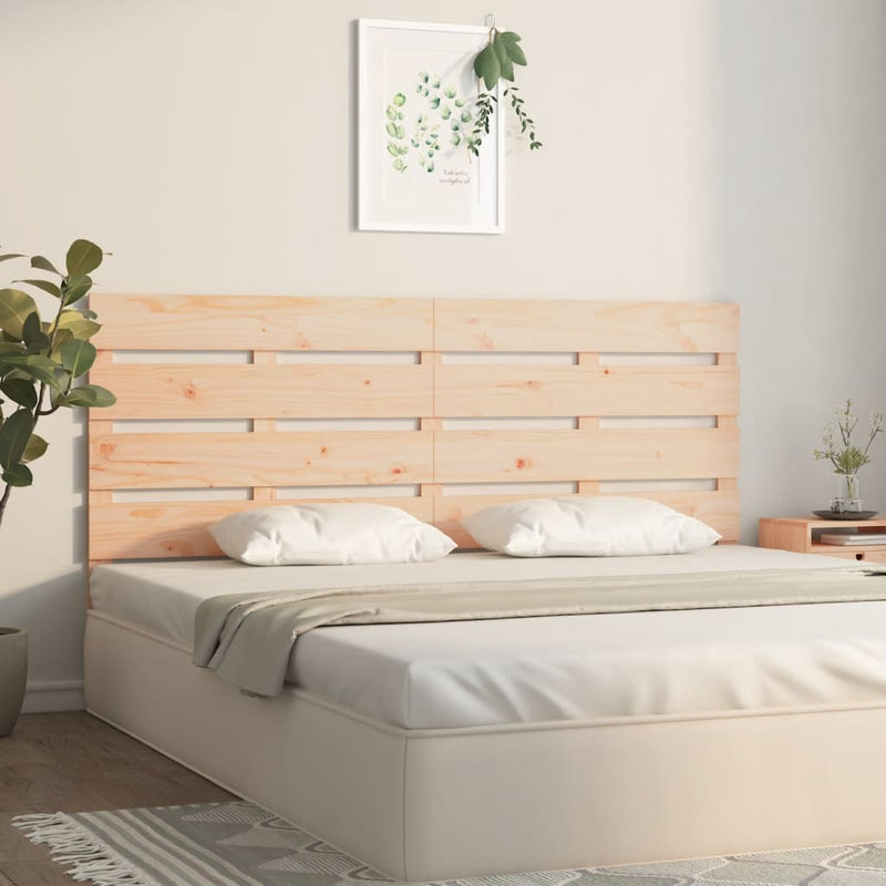 vidaXL tömör fenyőfa fejtámla 120x3x80 cm