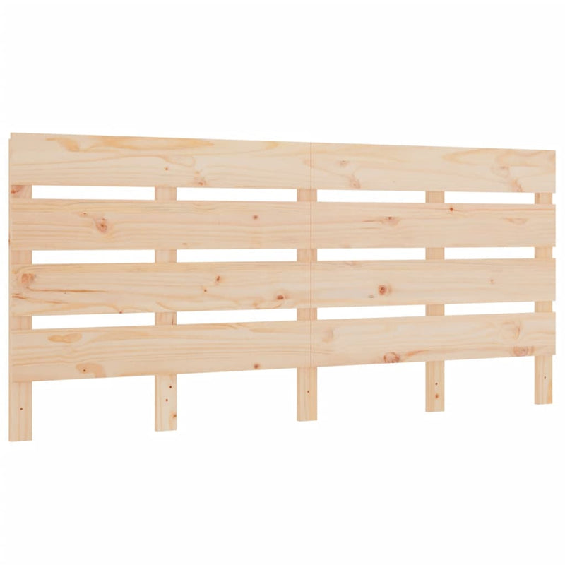 vidaXL tömör fenyőfa fejtámla 150 x 3 x 80 cm
