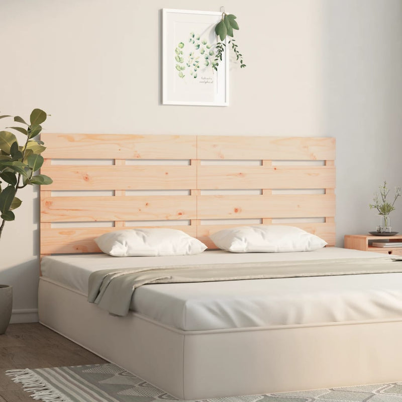 vidaXL tömör fenyőfa fejtámla 150 x 3 x 80 cm