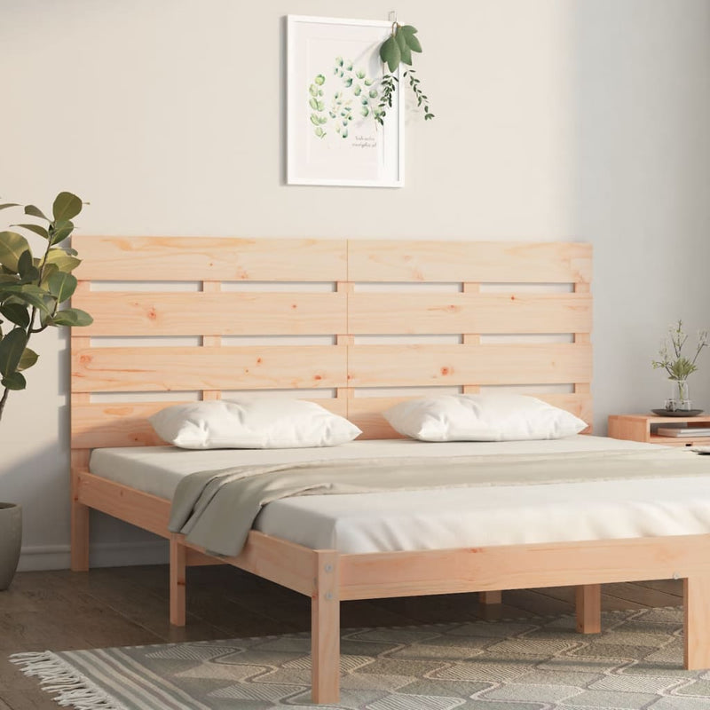 vidaXL tömör fenyőfa fejtámla 150 x 3 x 80 cm