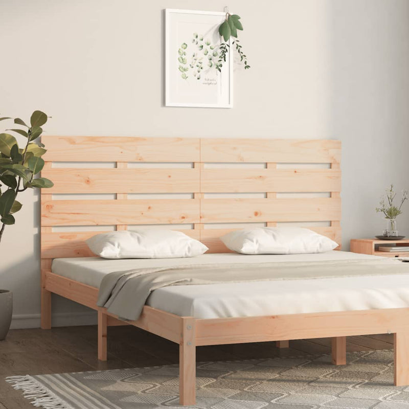 vidaXL tömör fenyőfa fejtámla 200 x 3 x 80 cm