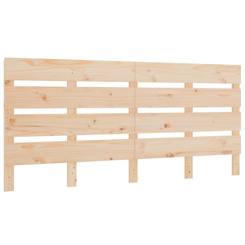 vidaXL tömör fenyőfa fejtámla 135 x 3 x 80 cm