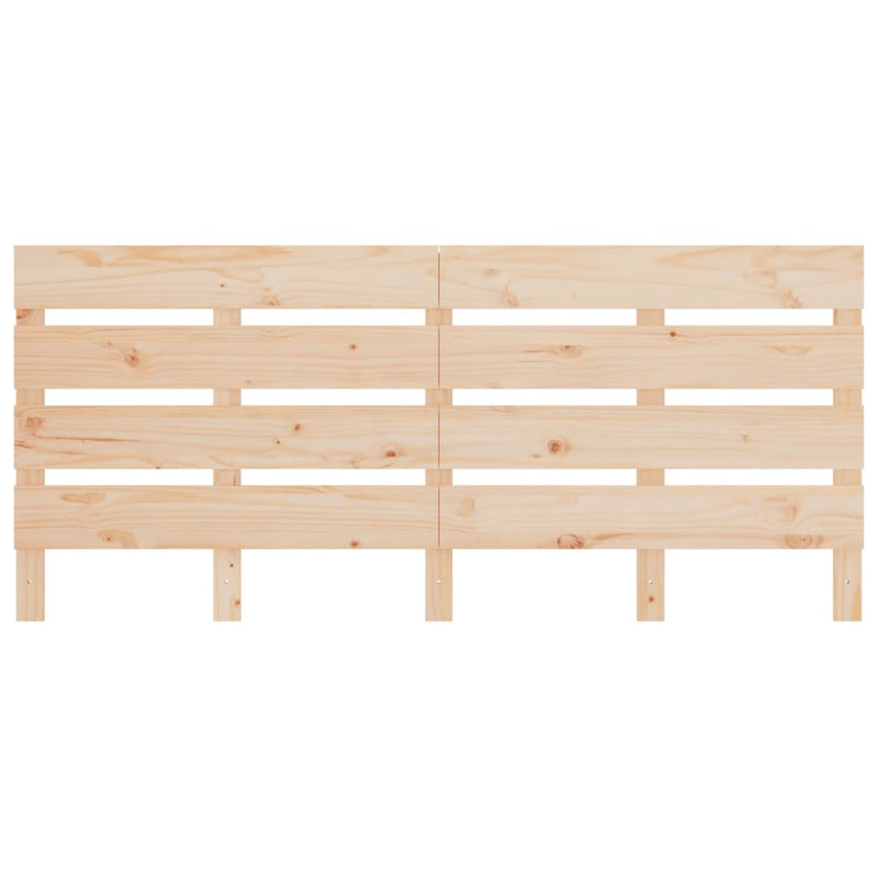 vidaXL tömör fenyőfa fejtámla 135 x 3 x 80 cm
