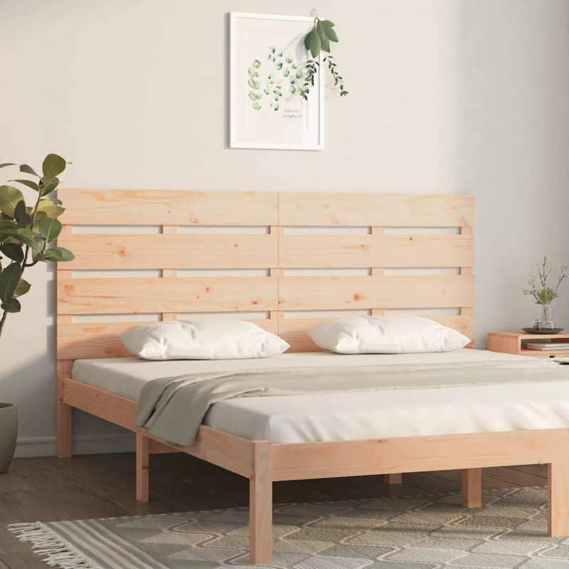 vidaXL tömör fenyőfa fejtámla 135 x 3 x 80 cm