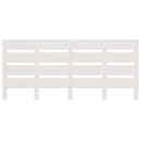 vidaXL fehér tömör fenyőfa fejtámla 135 x 3 x 80 cm