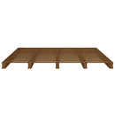 vidaXL mézbarna tömör fenyőfa raklapágy 120 x 200 cm