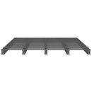 vidaXL szürke tömör fenyőfa raklapágy 200 x 200 cm