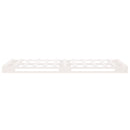 vidaXL fehér tömör fenyőfa raklapágy 90 x 190 cm (Single)