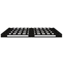 vidaXL fekete tömör fenyőfa raklapágy 120 x 190 cm (Small Double)