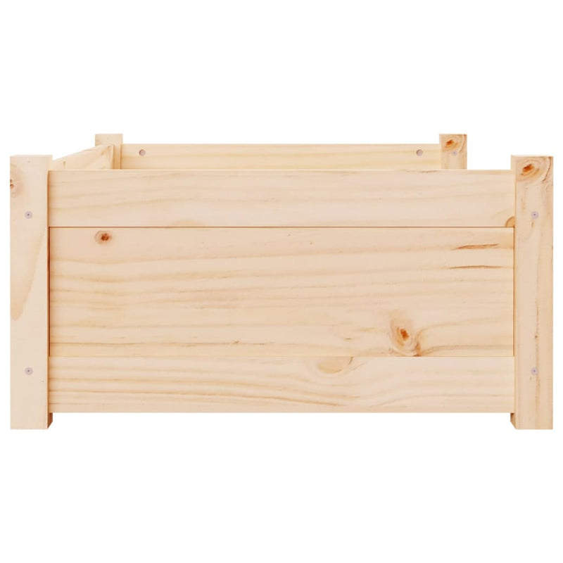 vidaXL tömör fenyőfa kutyaágy 75,5x55,5x28 cm