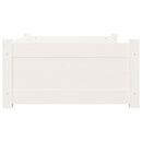 vidaXL fehér tömör fenyőfa kutyaágy 75,5x55,5x28 cm