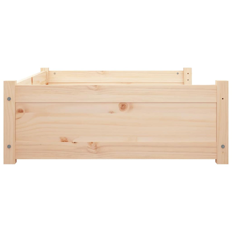 vidaXL tömör fenyőfa kutyaágy 95,5x65,5x28 cm