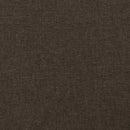 vidaXL sötétbarna szövet relaxfotel