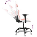 vidaXL fehér és rózsaszín műbőr masszázsjátékszék