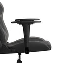 vidaXL fekete és szürke műbőr masszázsjátékszék