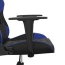 vidaXL fekete és kék műbőr masszázsjátékszék