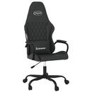 vidaXL fekete műbőr masszázs gamer-szék