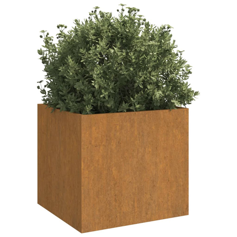 vidaXL 2 db corten acél növénytartó 42x40x39 cm