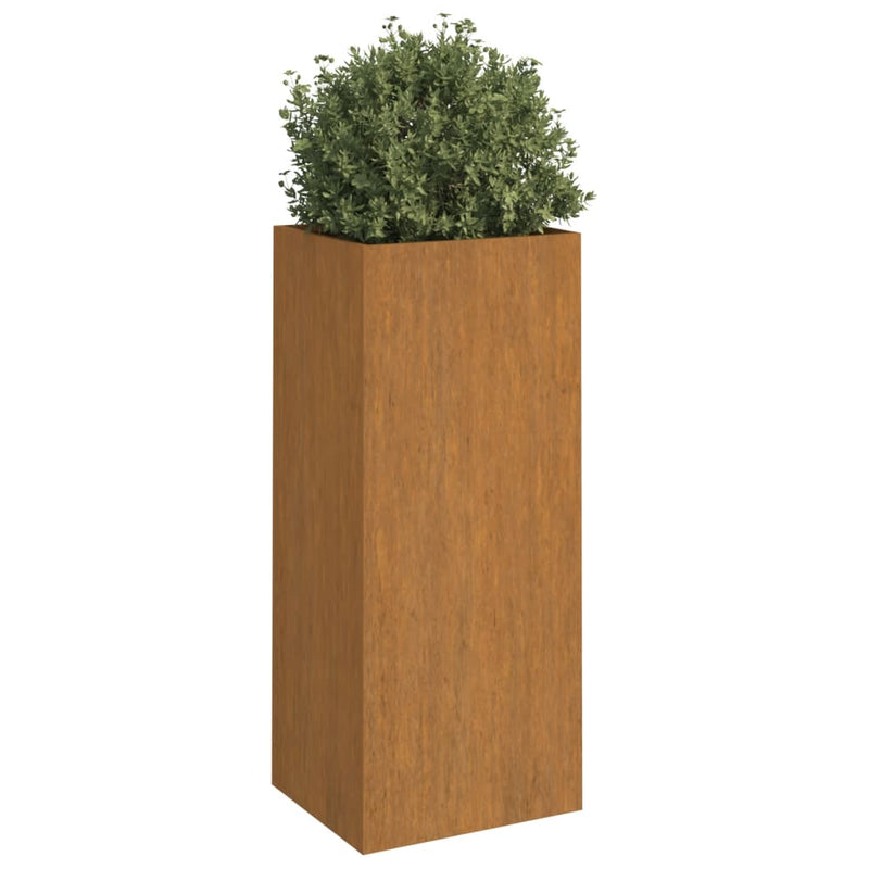vidaXL corten acél növénytartó 32x29x75 cm