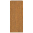 vidaXL corten acél növénytartó 32x29x75 cm